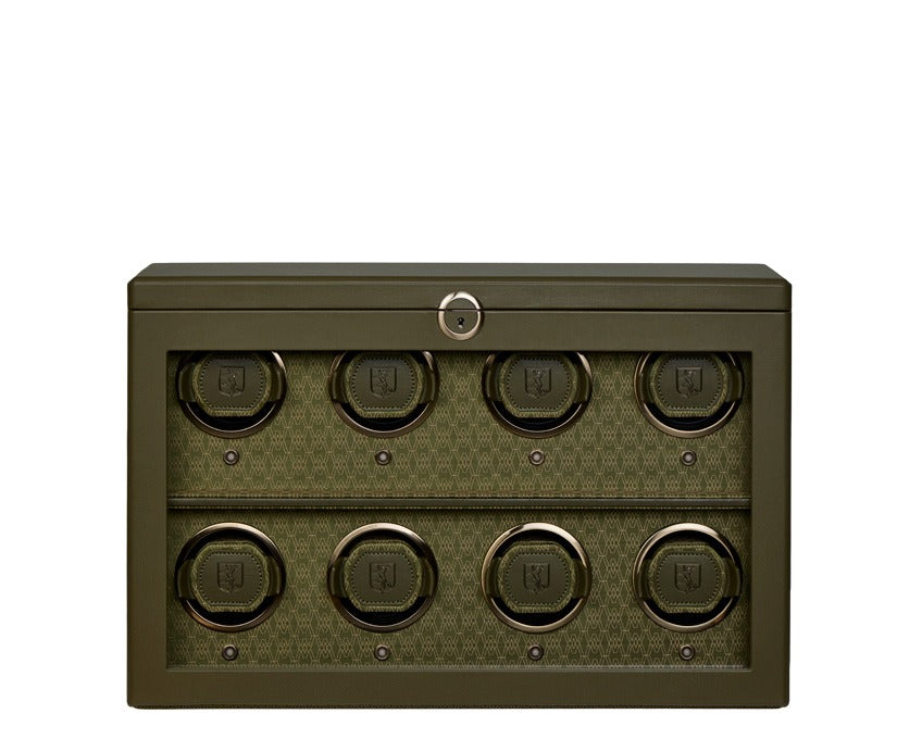 WOLF 1834 Earth 8 Piece Watch Winder - Olive - view 5