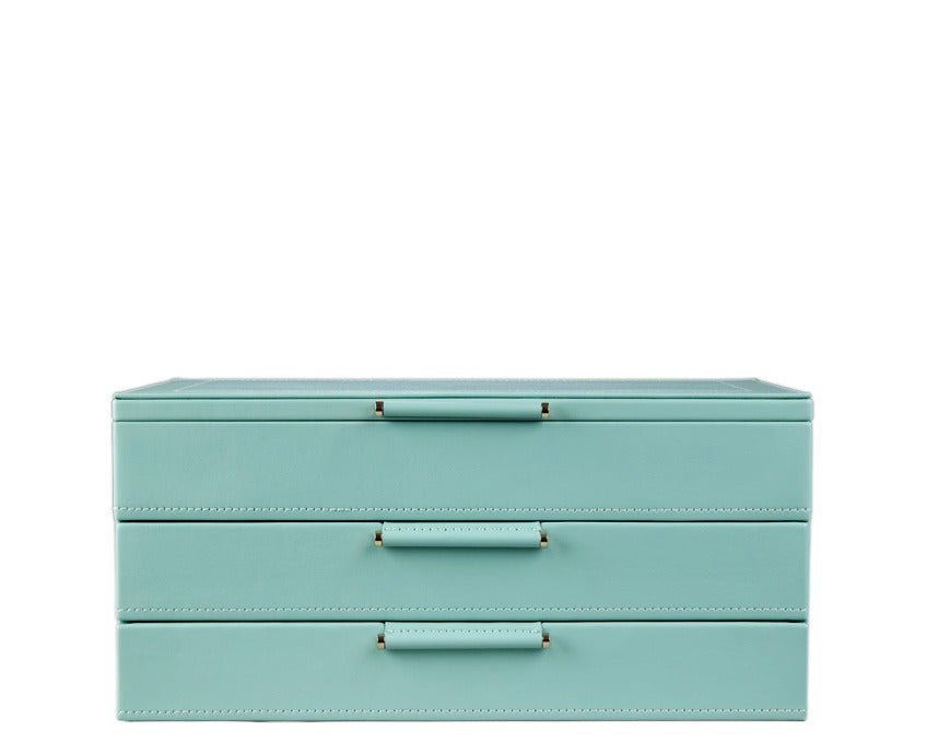 WOLF 1834 WOLF x Fiona Howard Sophia Jewelry Box with Drawers - Jade Fruit Botanical - view 4