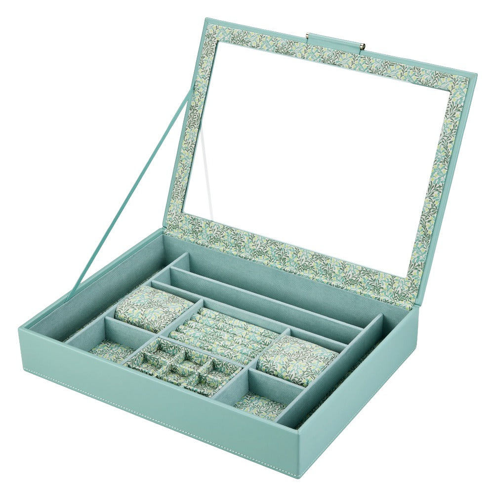 WOLF 1834 WOLF x Fiona Howard Sophia Jewelry Box with Window - Jade Fruit Botanical - view 2