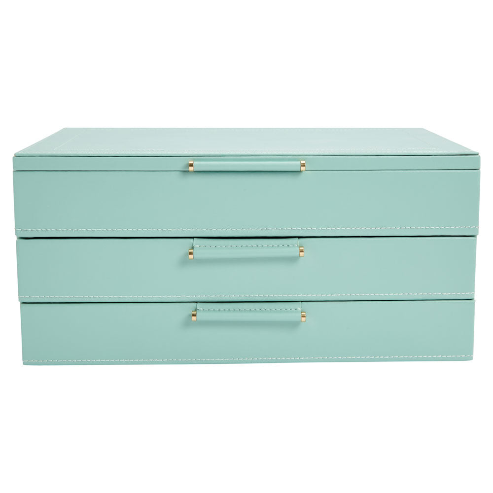 WOLF 1834 - Sophia Jewelry Box with Drawers - Jade