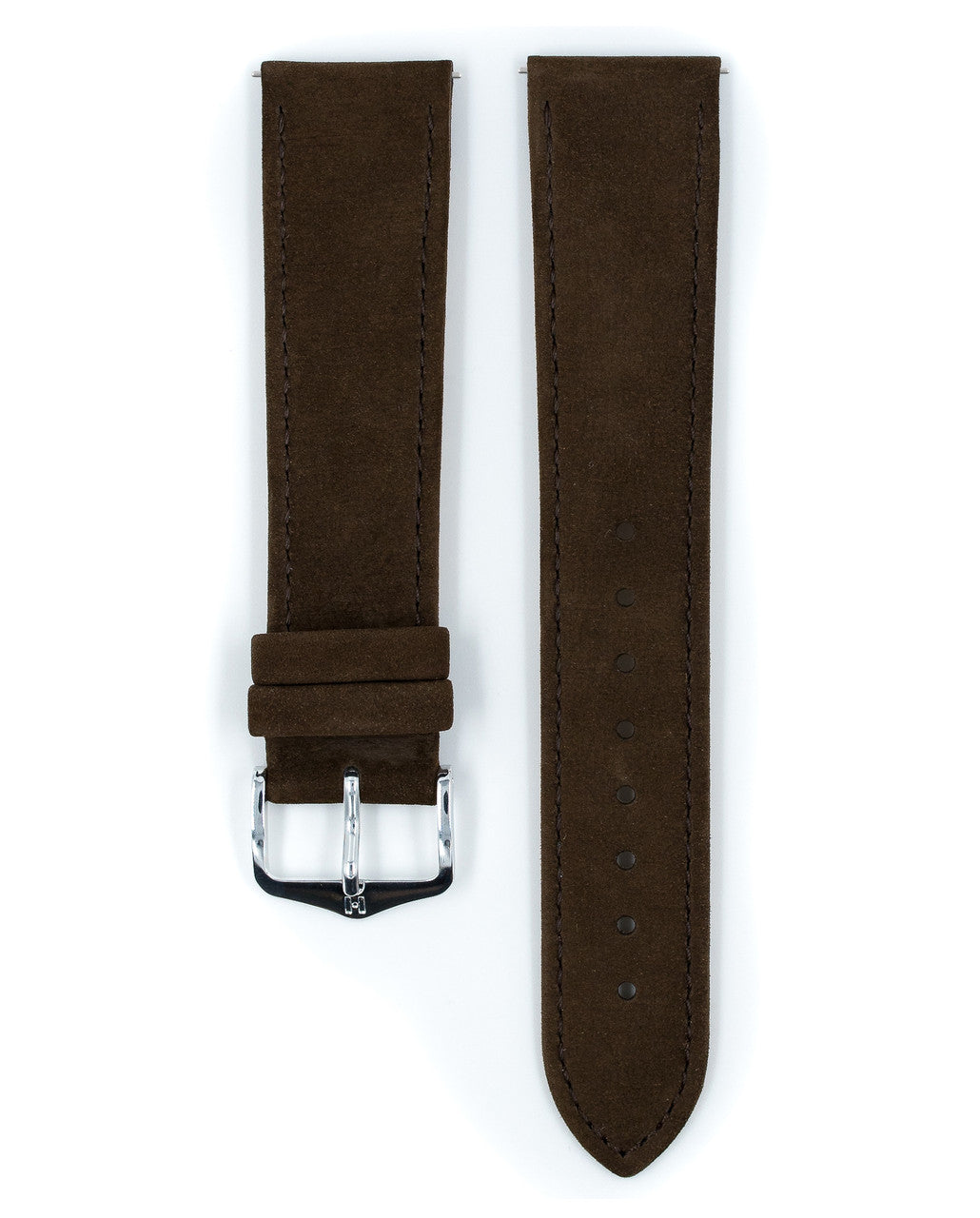 HIRSCH OSIRIS Calfskin Watch Bracelet with Nubuck Texture 034 33 - Black