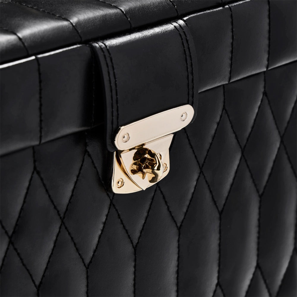 WOLF 1834 - Caroline Cosmetic Train Case - Black
