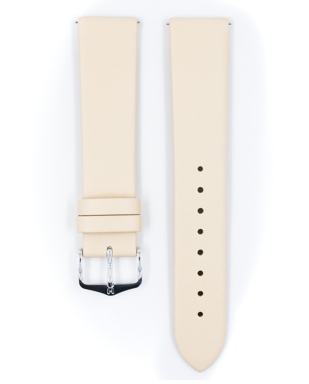 Hirsch TORONTO Classic Calfskin Italian Watchband - Beige - view 3