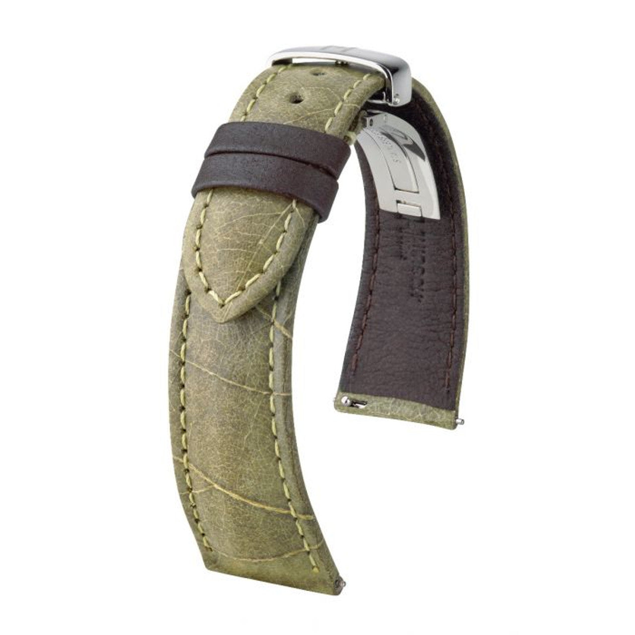 Wine HIRSCH Vegan Watch Strap - Mens 043 450 40