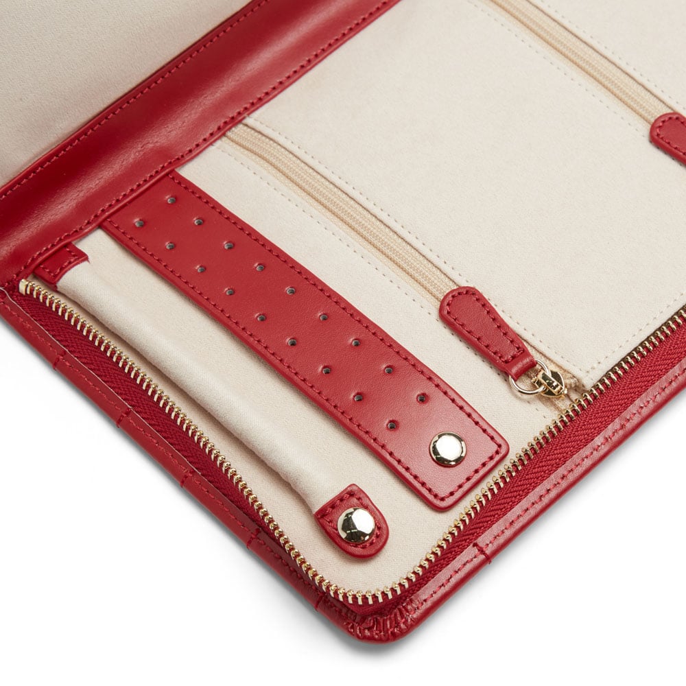 WOLF 1834 - Caroline Large Jewelry Portfolio - Red