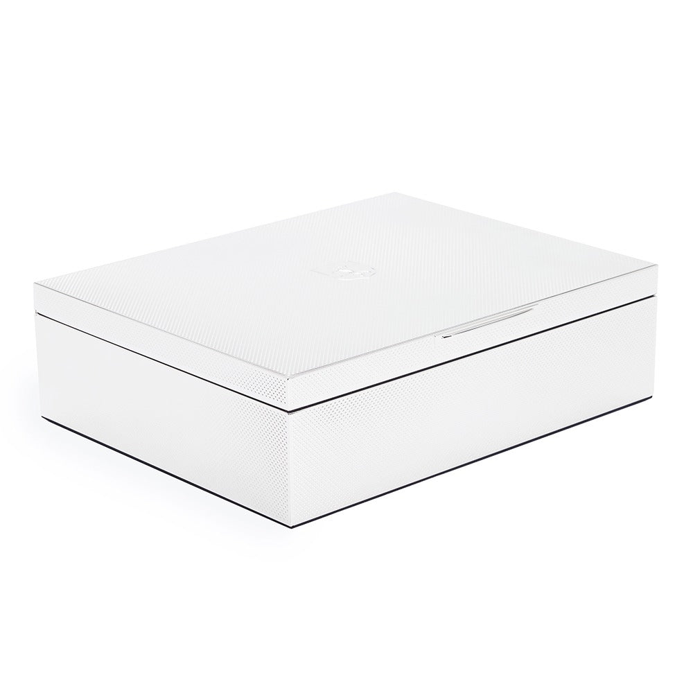 WOLF 1834 - Silver Large Watch Jewelry and Legacy Box - Silver