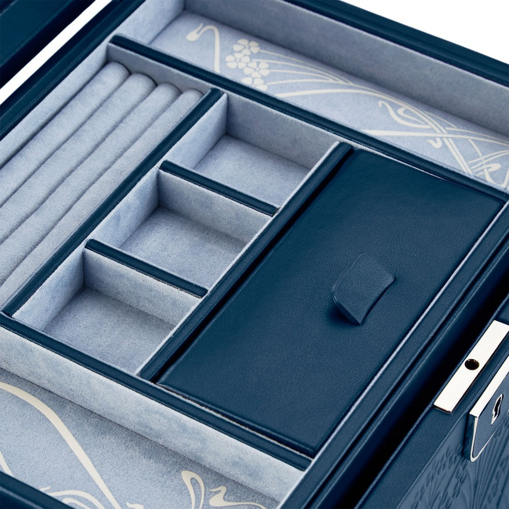 WOLF 1834 - WOLF X LIBERTY All Over Ianthe Large Jewelry Box - Navy