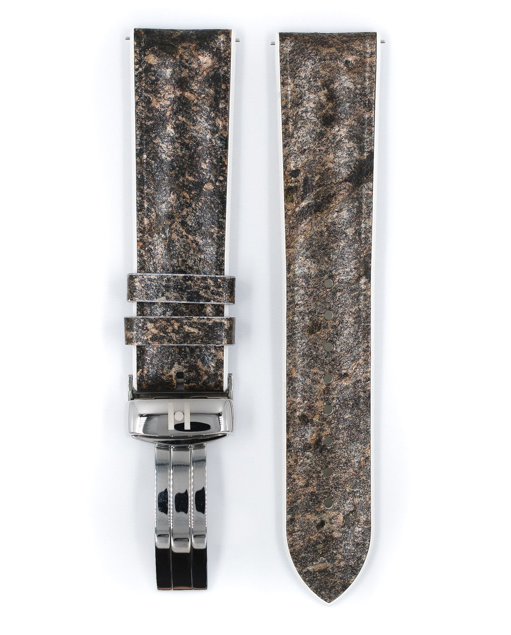 HIRSCH STONE Vegan Performance Watch Band 092 00 44 - Granite