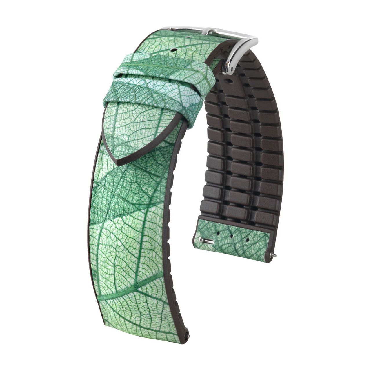 Green HIRSCH LEAF Vegan Watchband - Ladies 092 10 46 1