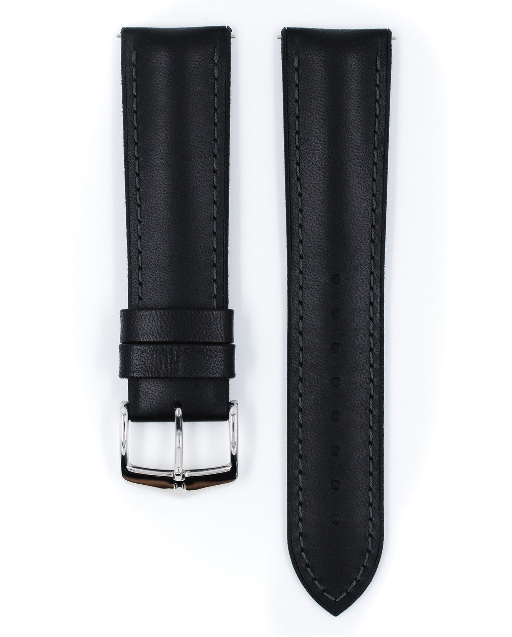 HIRSCH JAMES Performance Calfskin Watch Band 092 50 02 - Black