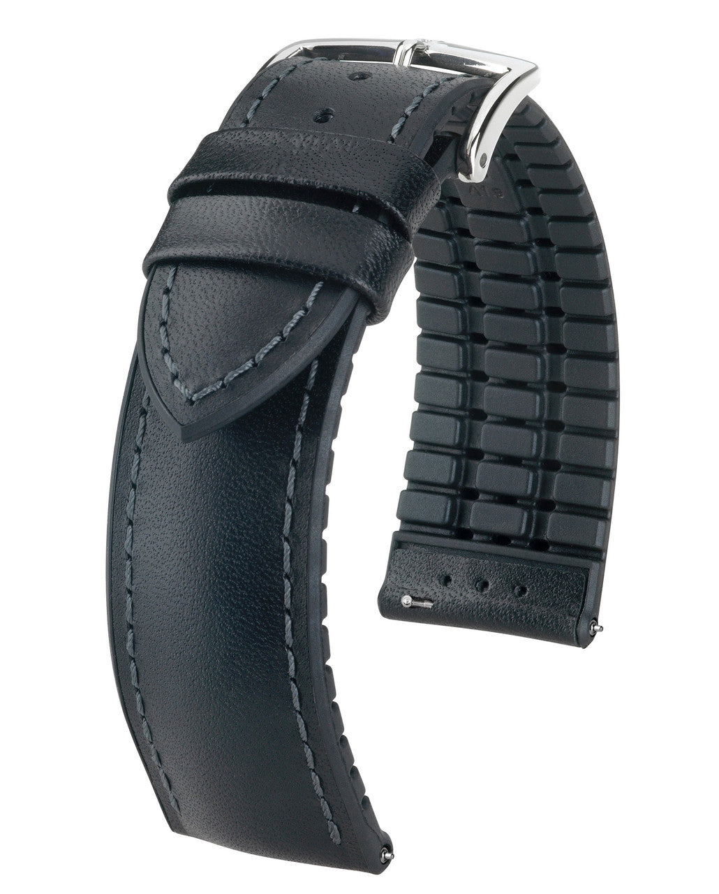 Hirsch JAMES Performance Calfskin Watch Band 02 - Black