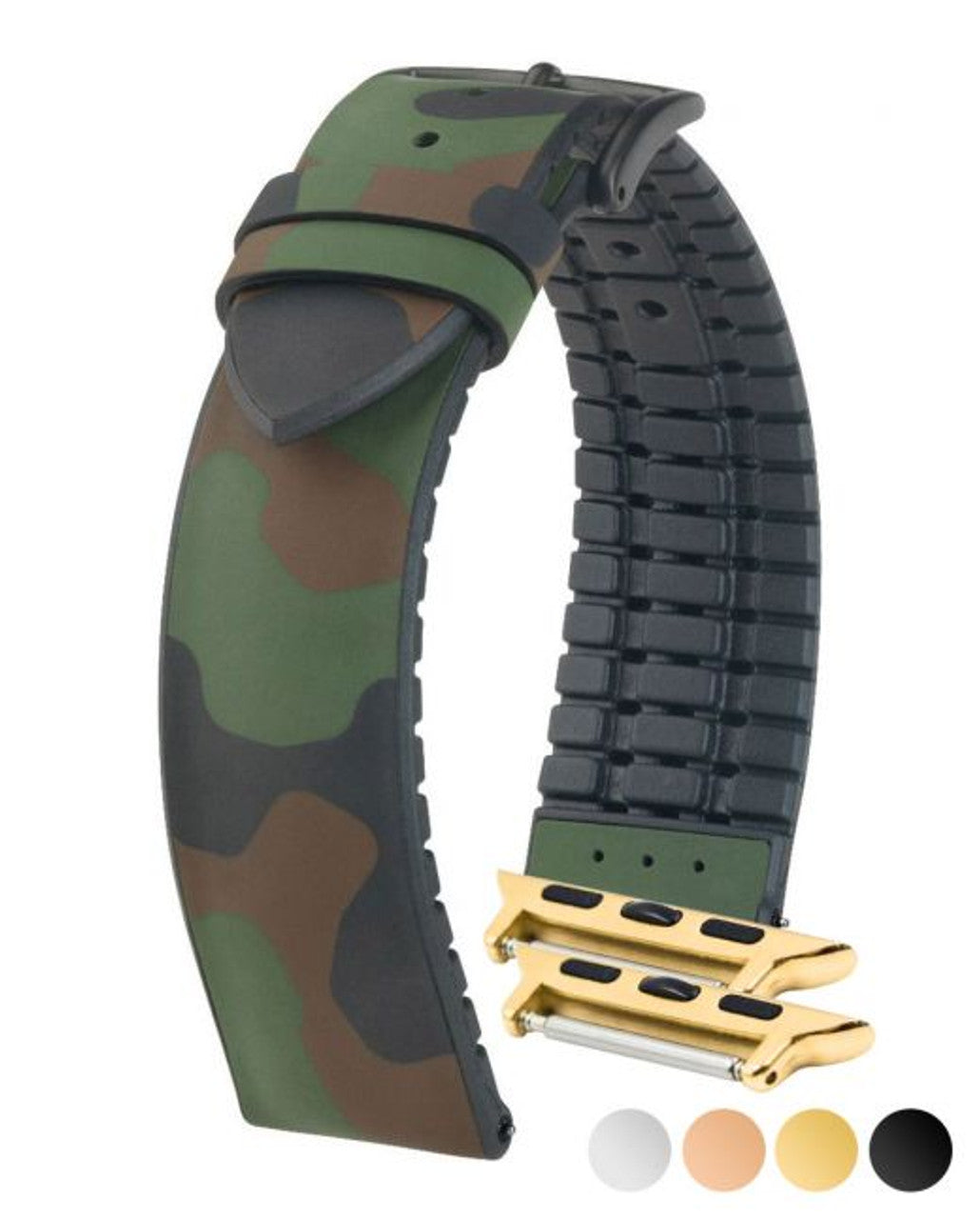 HIRSCH JOHN Camouflage Performance Watch Band 092 50 88 - Green