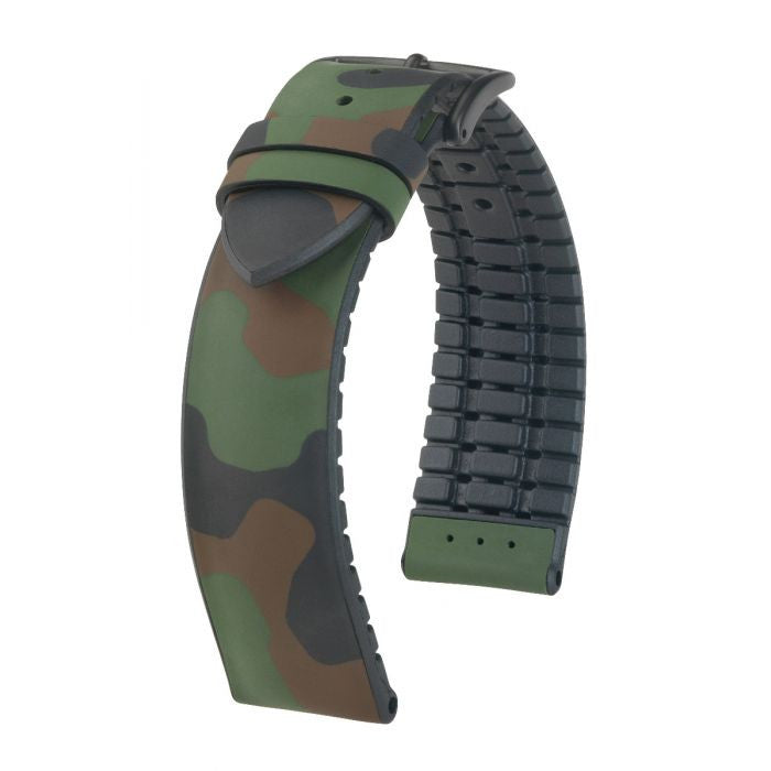 Hirsch JOHN Camouflage Performance Watch Band 88 - Green