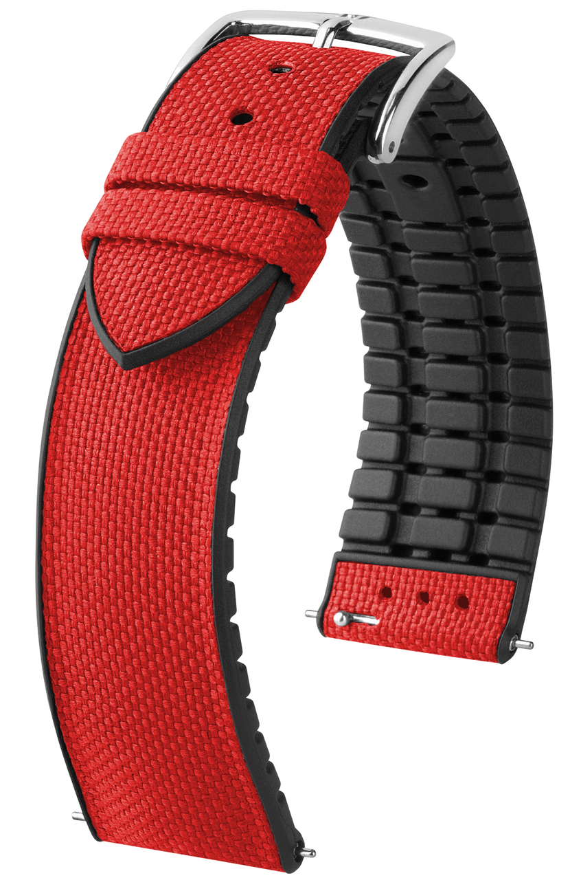 HIRSCH ARNE VEGAN Performance Calfskin Watch Band 092 50 94 - Red