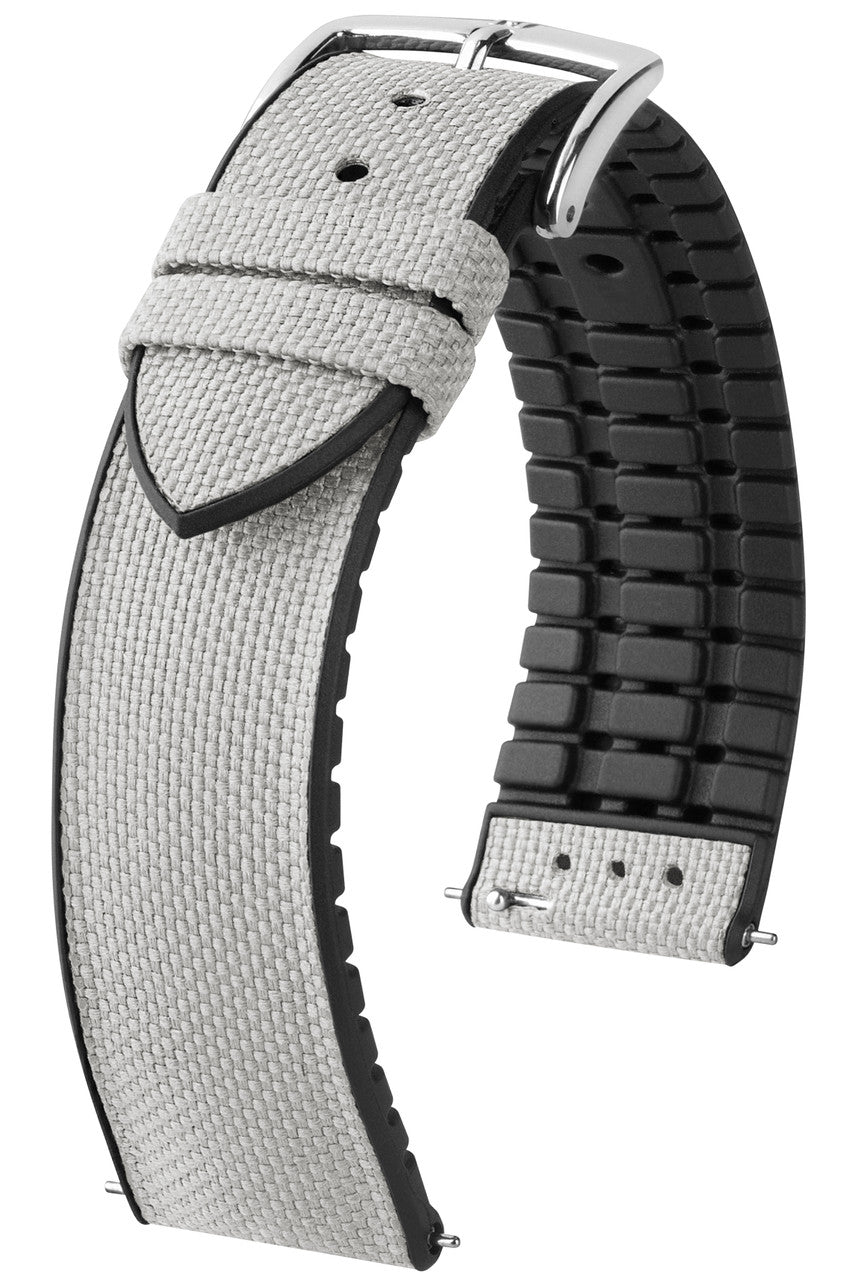 Hirsch ARNE VEGAN Performance Calfskin Watch Band 94 - Grey