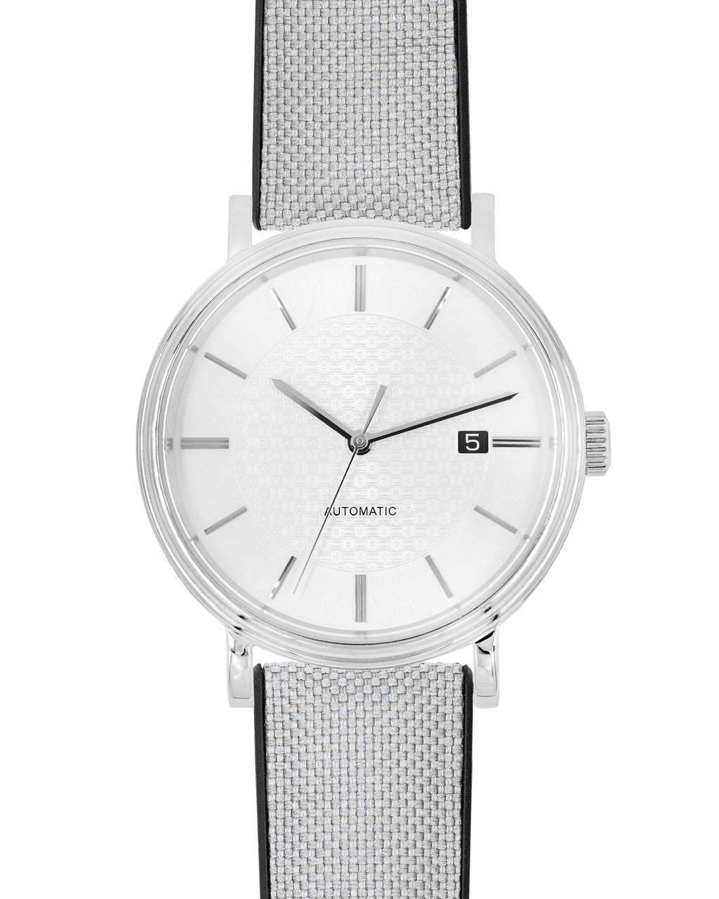 Hirsch ARNE VEGAN Performance Calfskin Watch Band 94 - Grey - view 2
