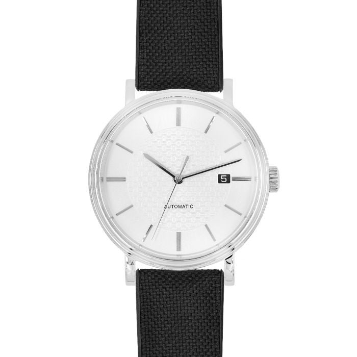 Hirsch ARNE VEGAN Performance Calfskin Watch Band 94 - Black - view 2