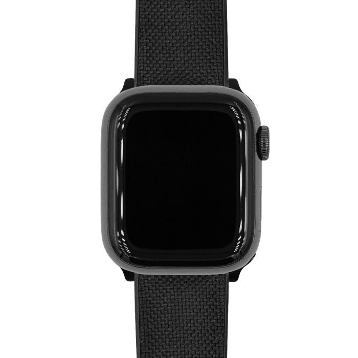 Hirsch ARNE VEGAN Performance Calfskin Watch Band 94 - Black - view 3