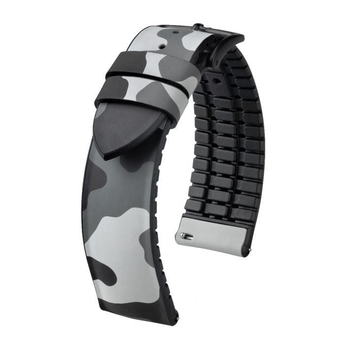Hirsch JOHN Camouflage Performance Watch Band 88 - Grey