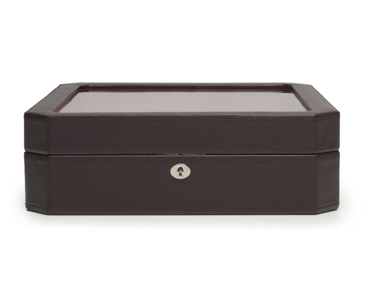 WOLF 1834 - Windsor 15 Piece Watch Box - Brown/Orange
