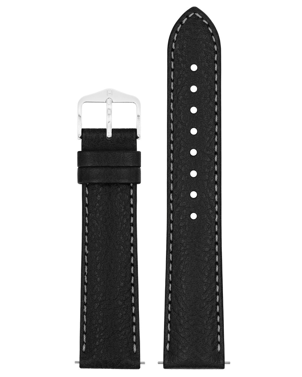 Hirsch - Forest Buffalo Watch Band 1792 - Black