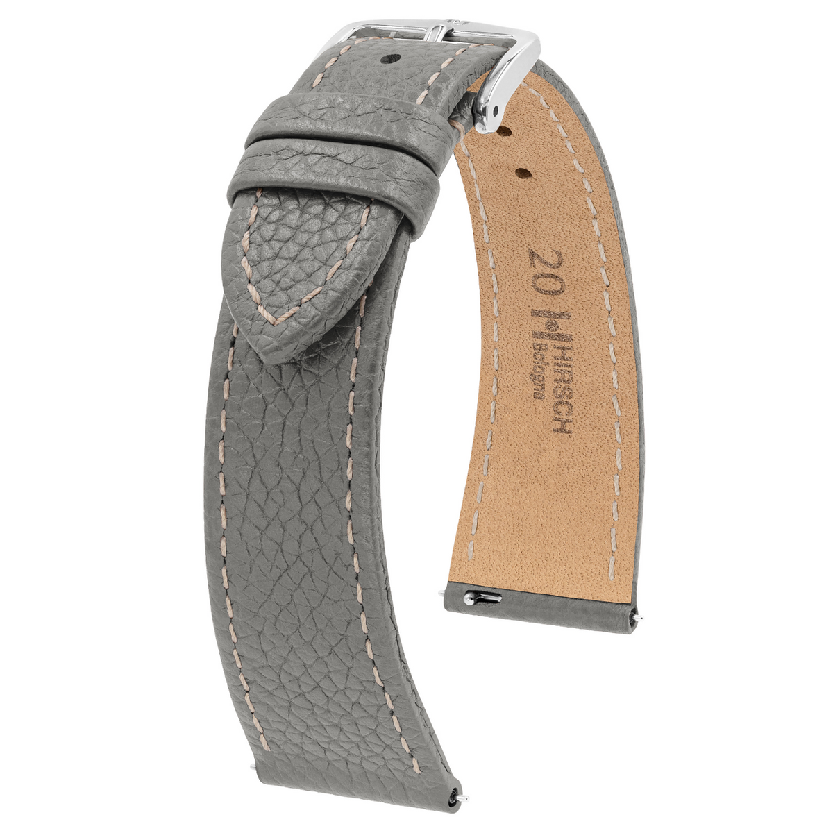 Hirsch BOLOGNA Artisan Leather - Grey