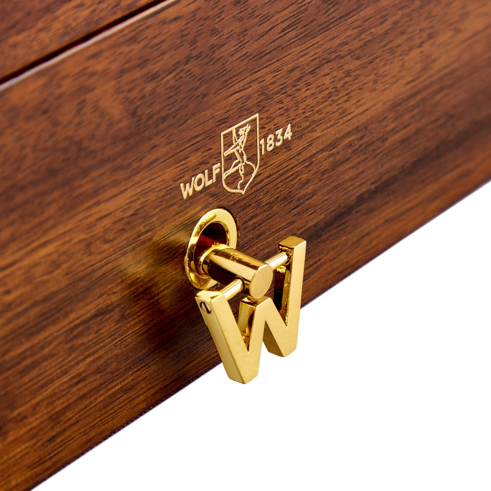 WOLF 1834 Ballet Musical Jewellery Box - Cinderella Walnut Wood - view 11