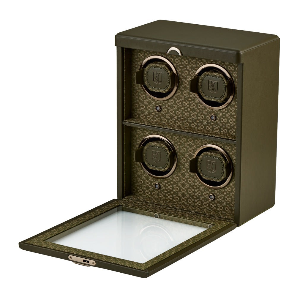 WOLF 1834 Earth 4 Piece Watch Winder - Olive - view 2