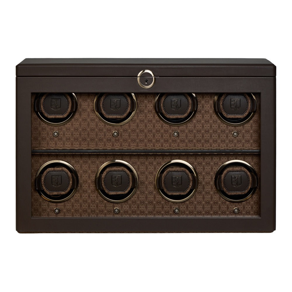 WOLF 1834 Earth 8 Piece Watch Winder - Coffee - view 6