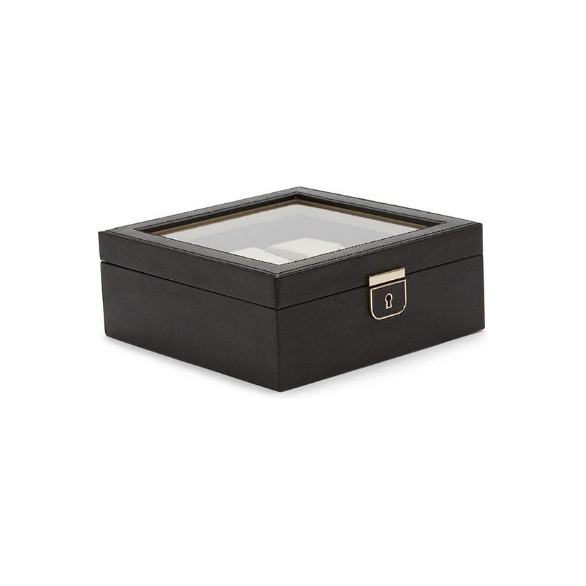 WOLF - Palermo 6 Piece Watch Box, Black Anthracite