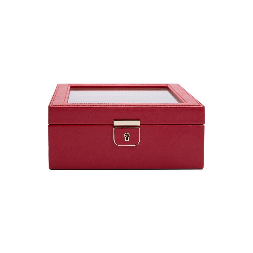 WOLF - Palermo 6 Piece Watch Box, Red