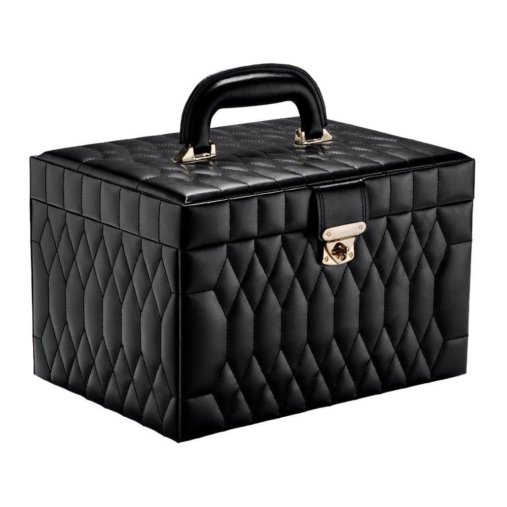 WOLF 1834 - Caroline Cosmetic Train Case - Black