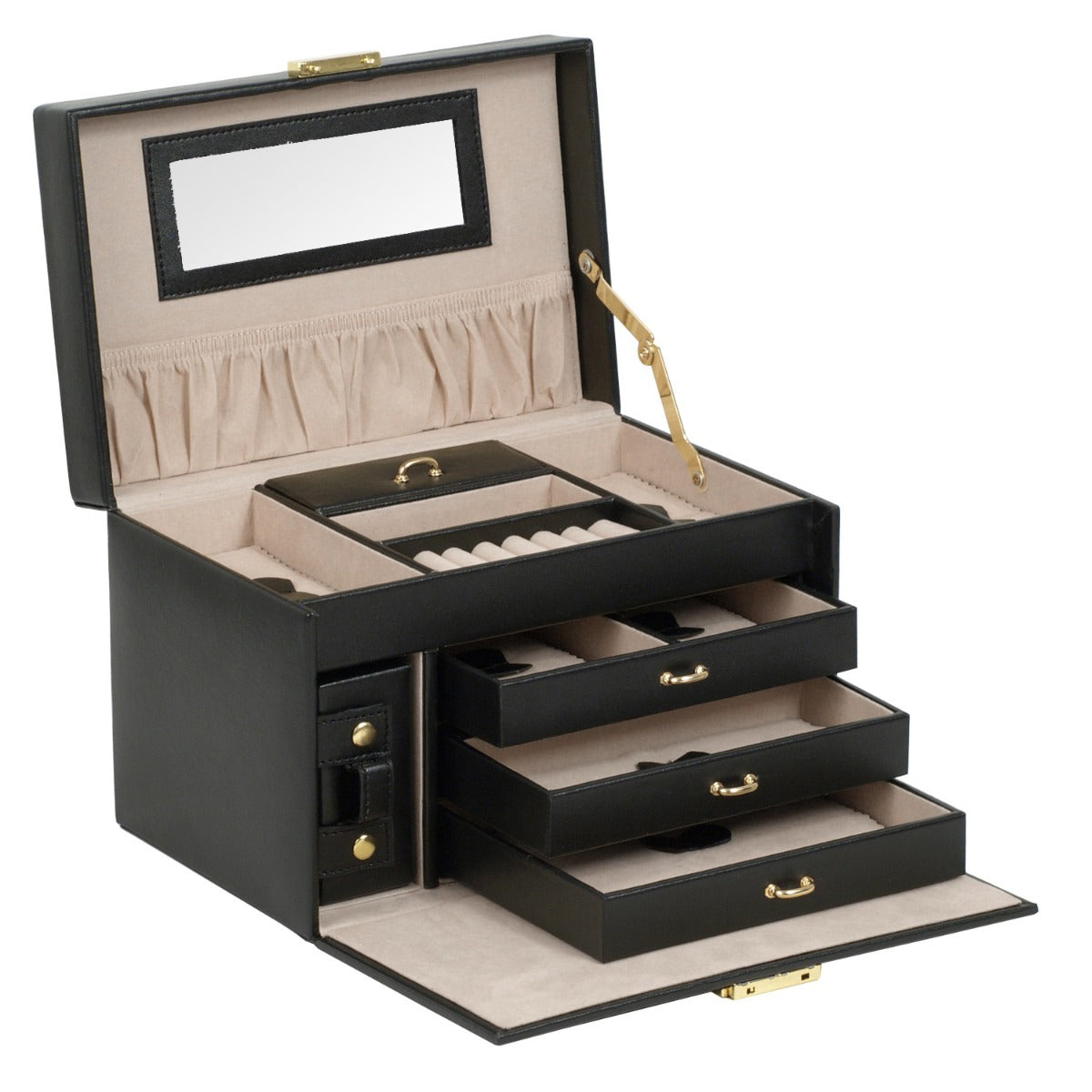 WOLF 1834 Heritage Small Jewelry Box - Black - view 4