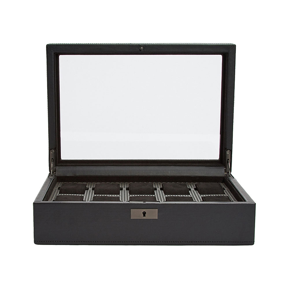 WOLF 1834 - Axis 10 Piece Watch Box - Powder Coat