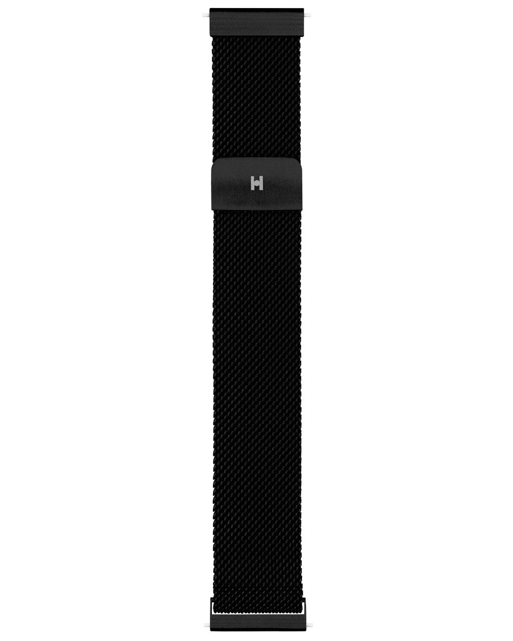 Hirsch - Milanaise Steel Watchband - Black