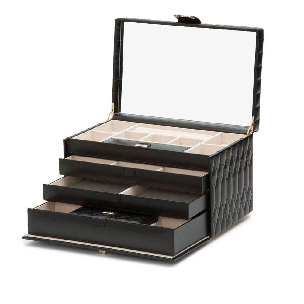 WOLF 1834 - Caroline Large Jewelry Case - Black