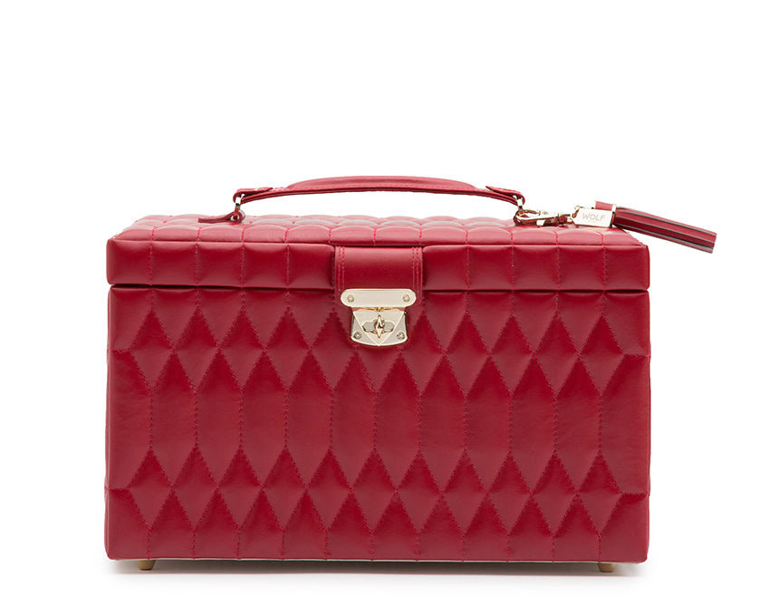 WOLF 1834 Caroline Large Jewelry Case - Red - view 7