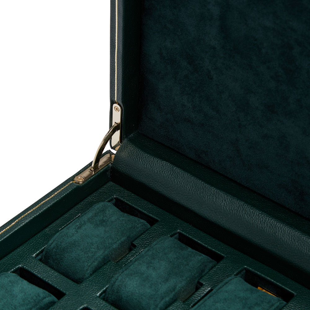 WOLF 1834 - British Racing 10 Piece Watch Box - Green