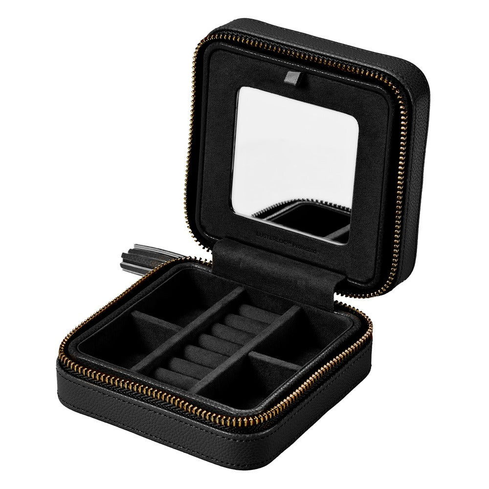 WOLF 1834 Lauren Zip Travel Case - Black - view 3
