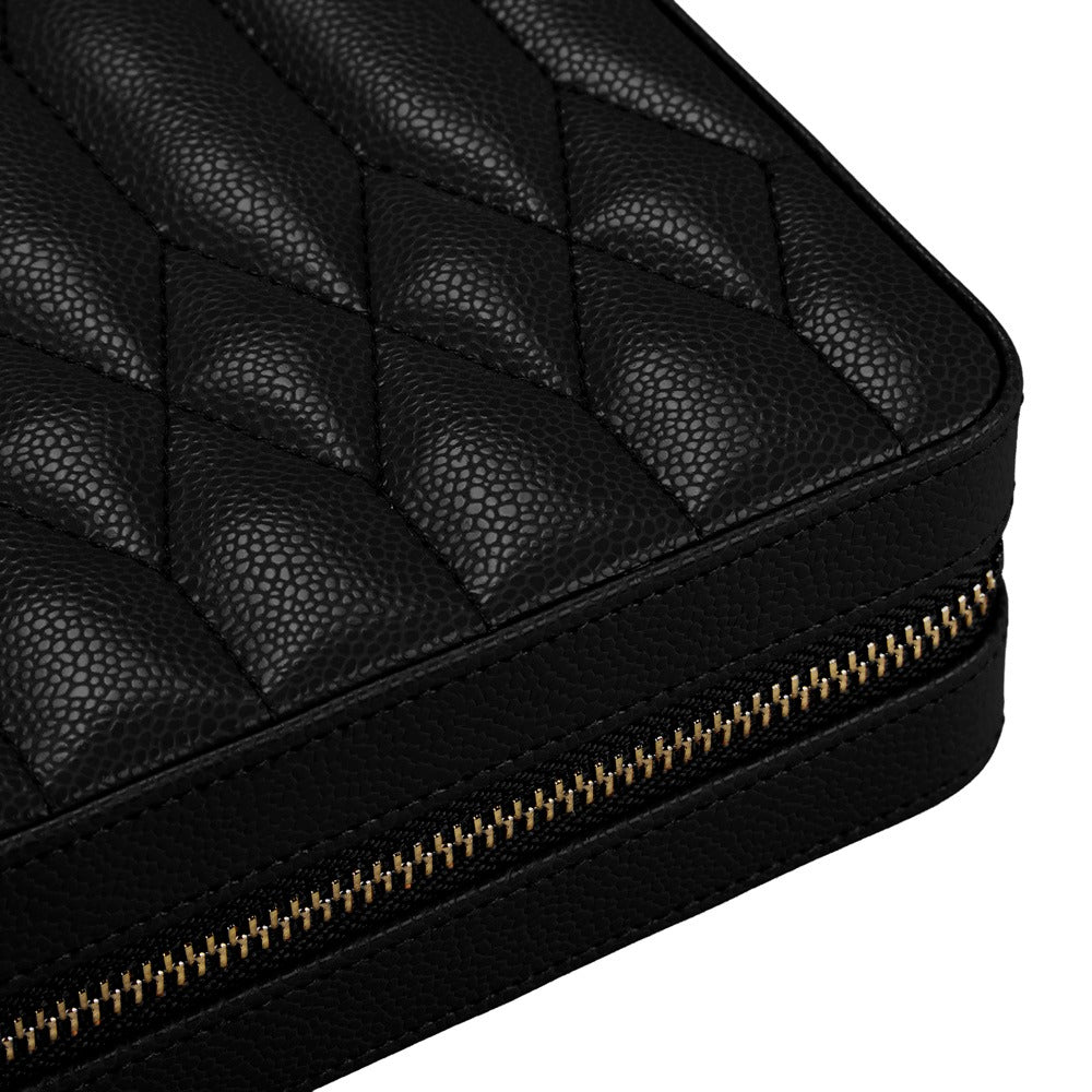 WOLF 1834 Lauren Zip Travel Case - Black - view 5