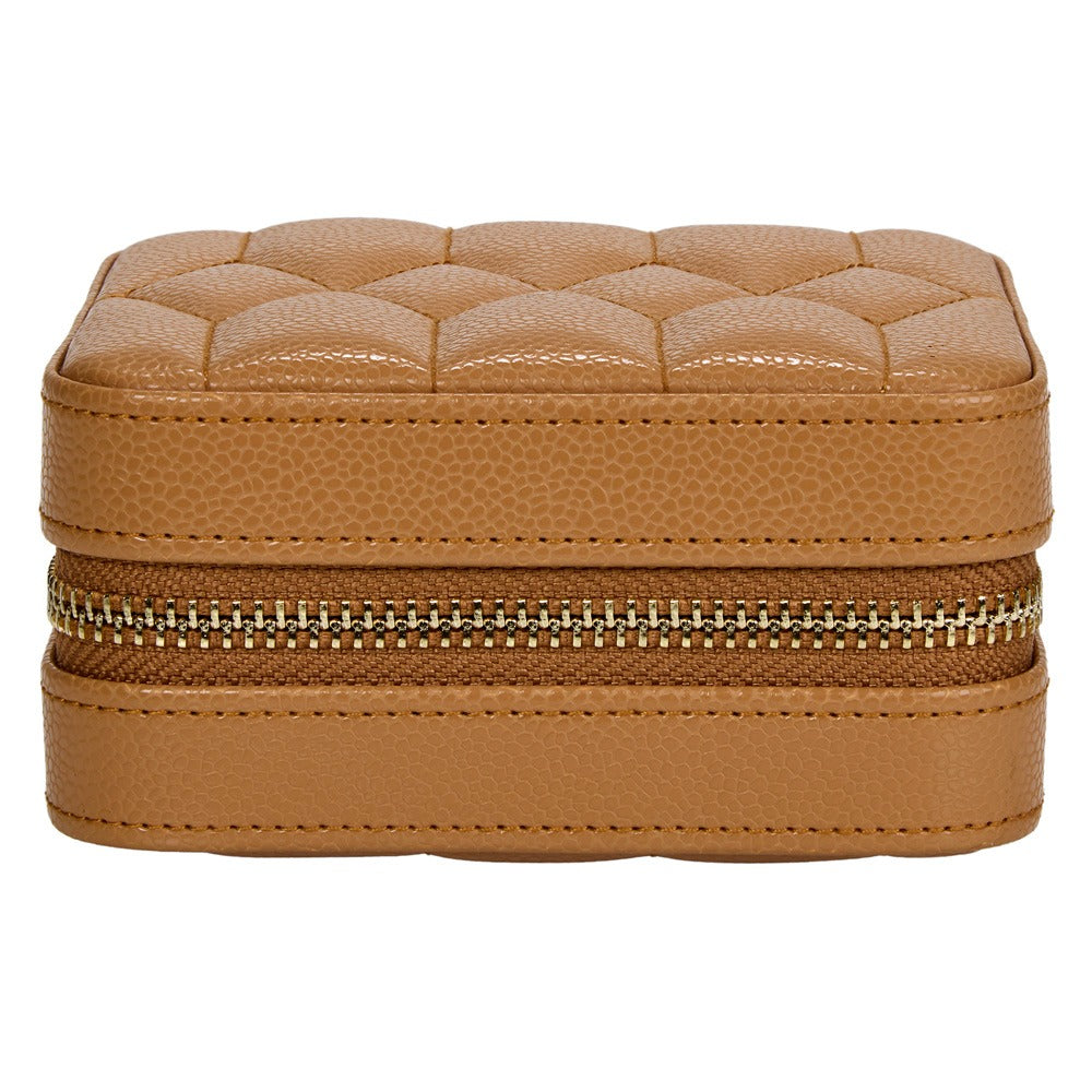 WOLF 1834 Lauren Zip Travel Case - Caramel - view 6