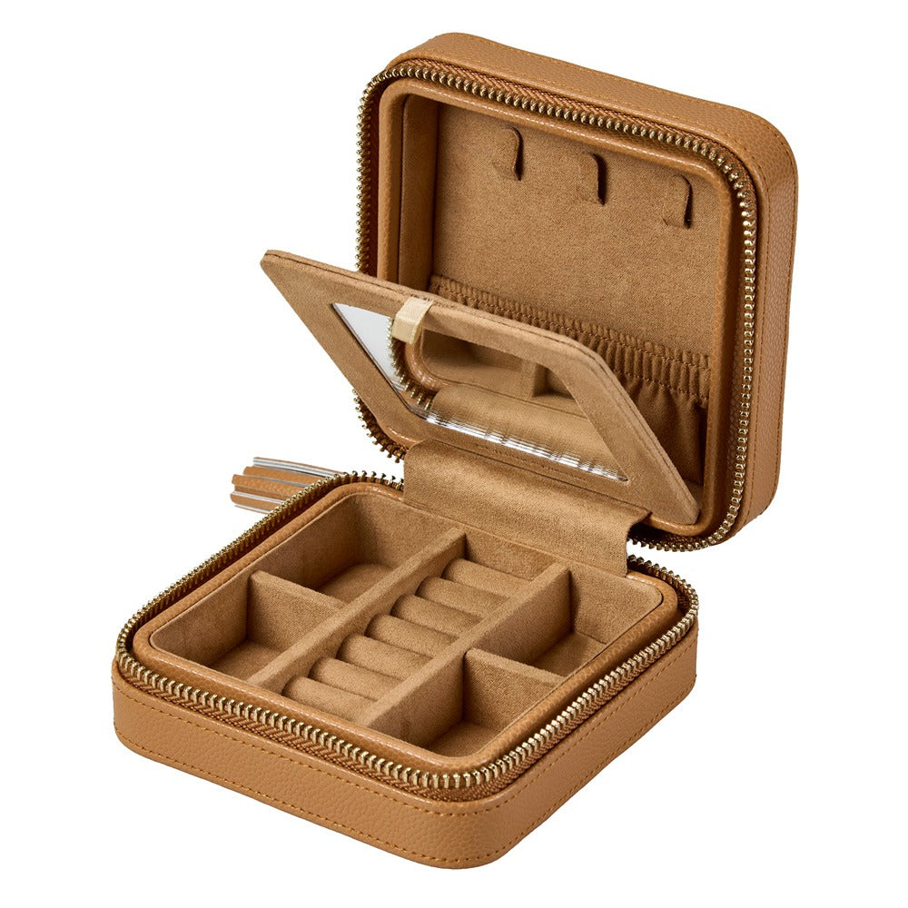WOLF 1834 Lauren Zip Travel Case - Caramel - view 4