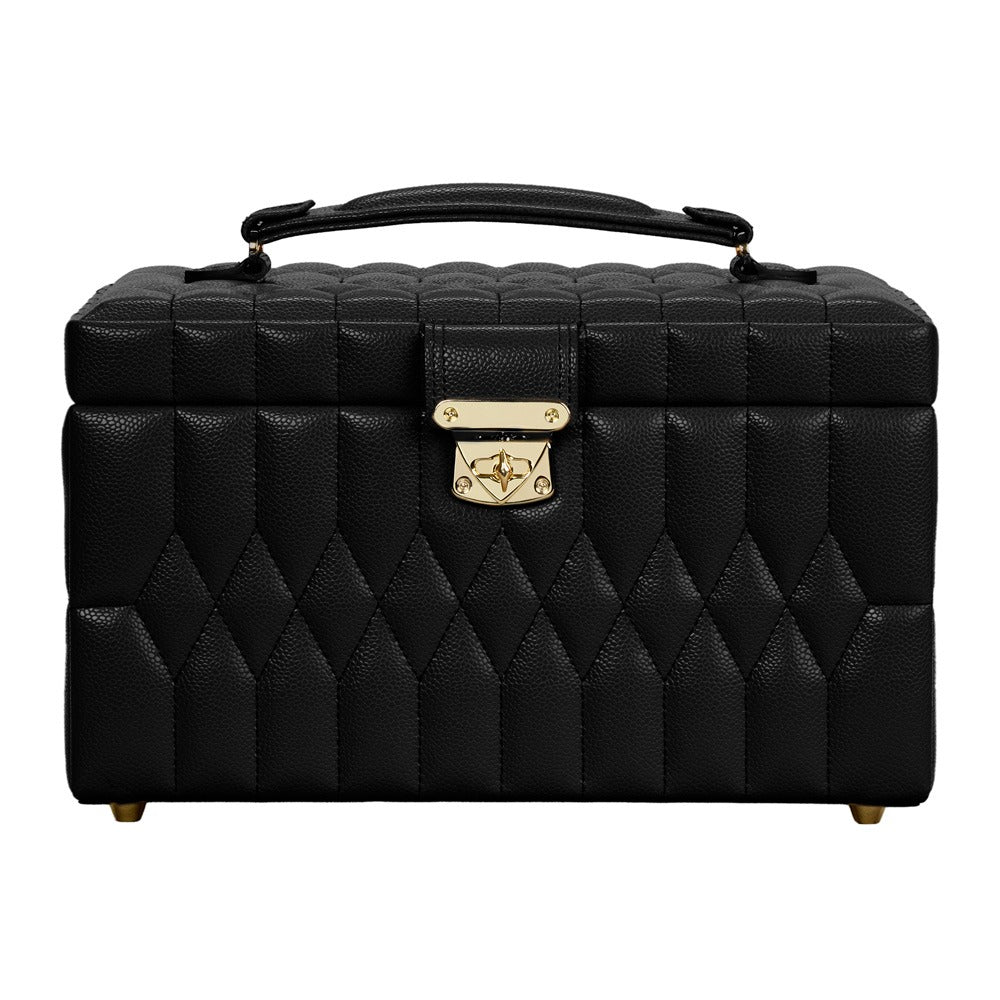 WOLF 1834 Lauren Medium Jewelry Box - Black - view 6