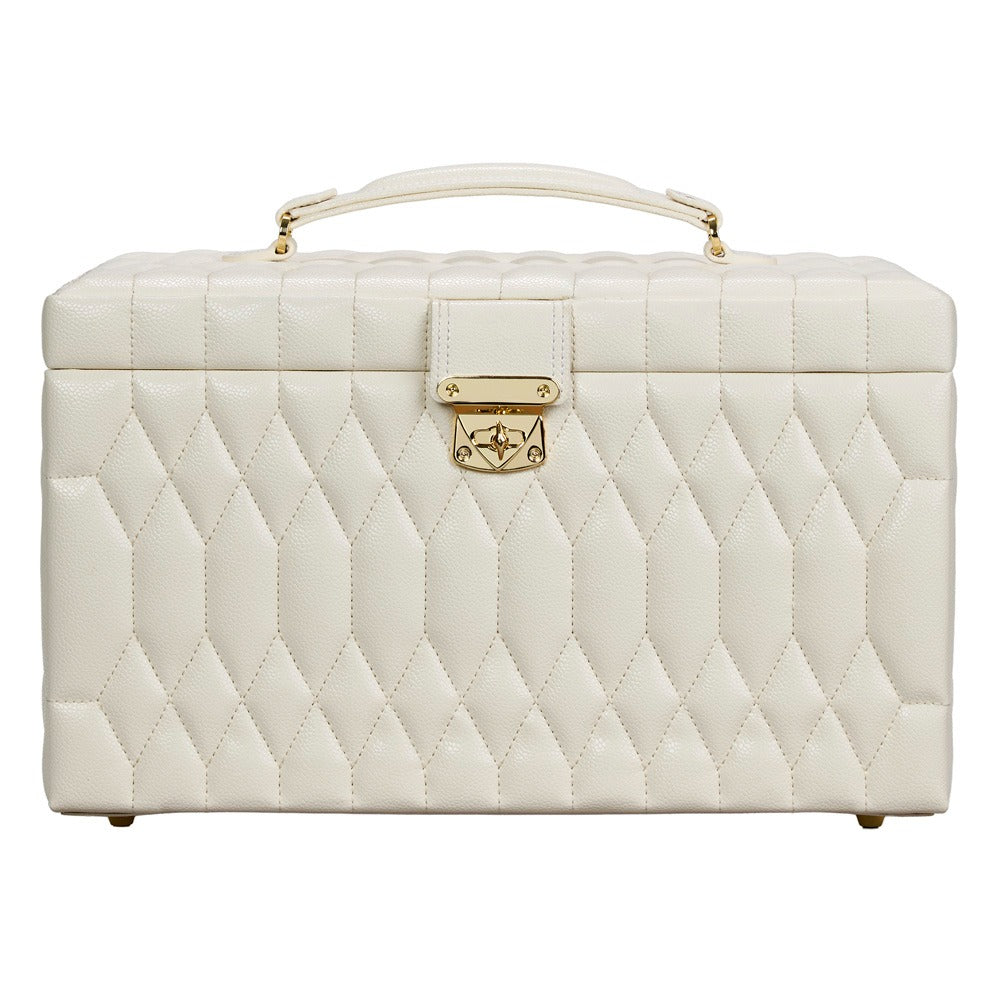 WOLF 1834 Lauren Large Jewelry Box - Ivory