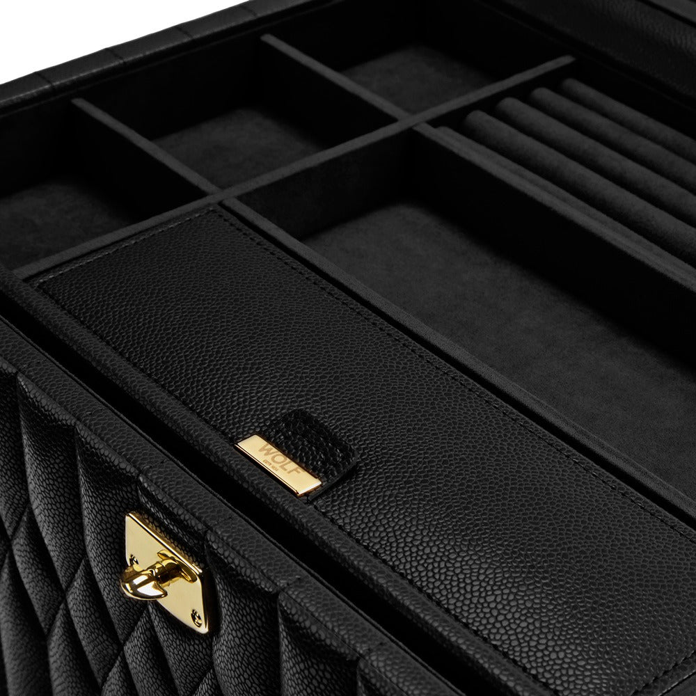 WOLF 1834 Lauren Extra Large Jewelry Box - Black - view 5