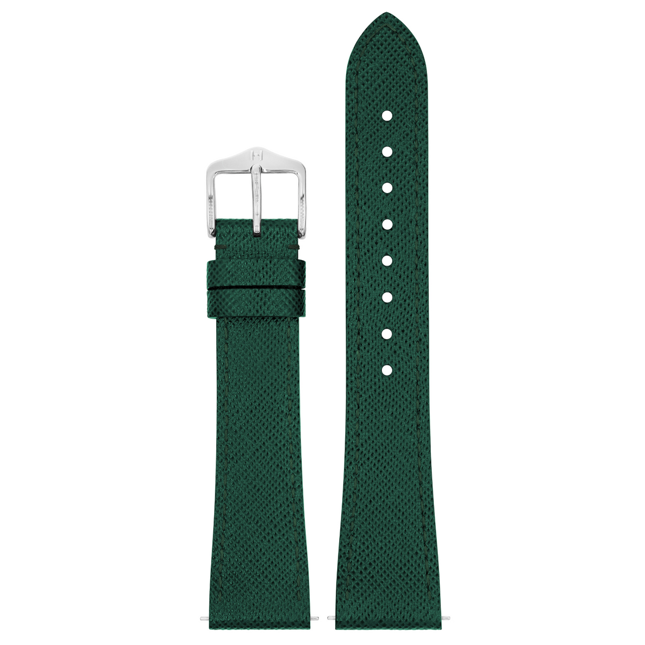 Hirsch - Giffone Calfskin Watchband 018 75 - Green
