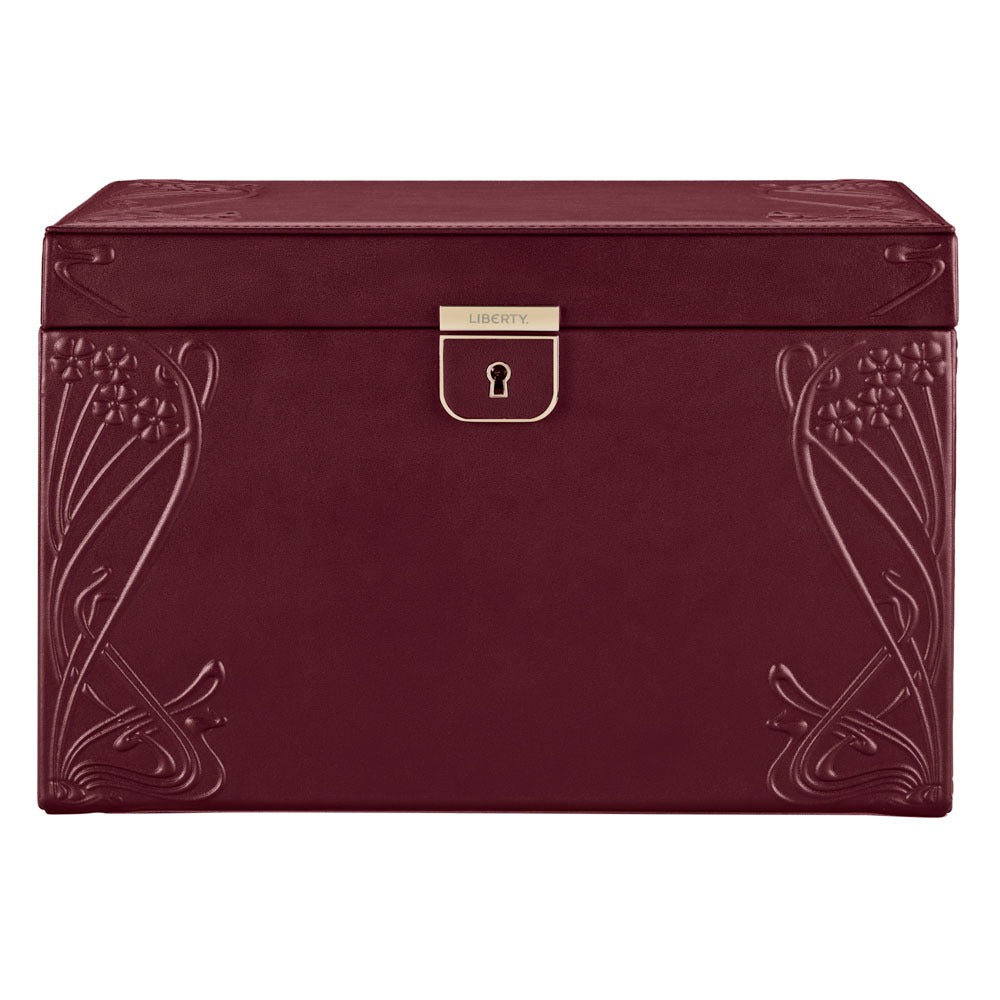 WOLF 1834 - WOLF X LIBERTY Ianthe Large Jewelry Box - Burgundy