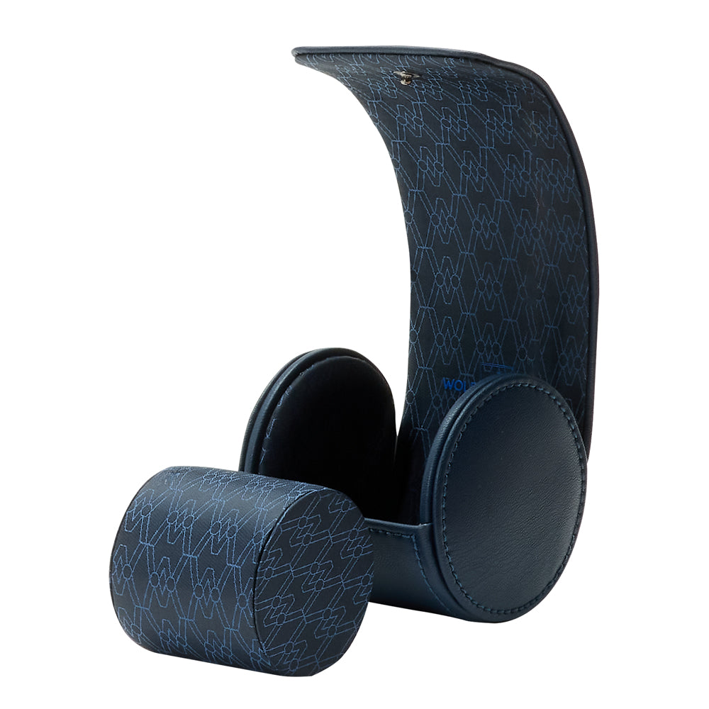 WOLF 1834 - Earth Single Watch Roll - Midnight Blue
