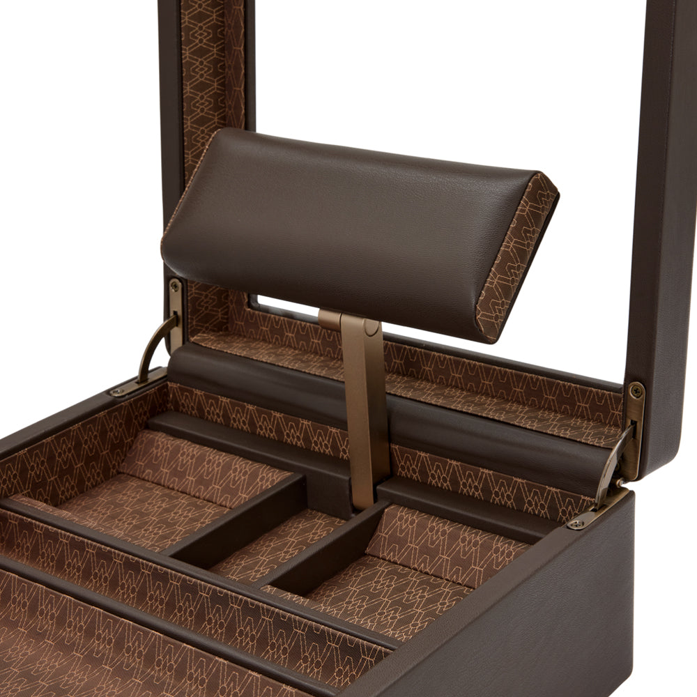 WOLF 1834 - Earth Watch Stand Box - Coffee