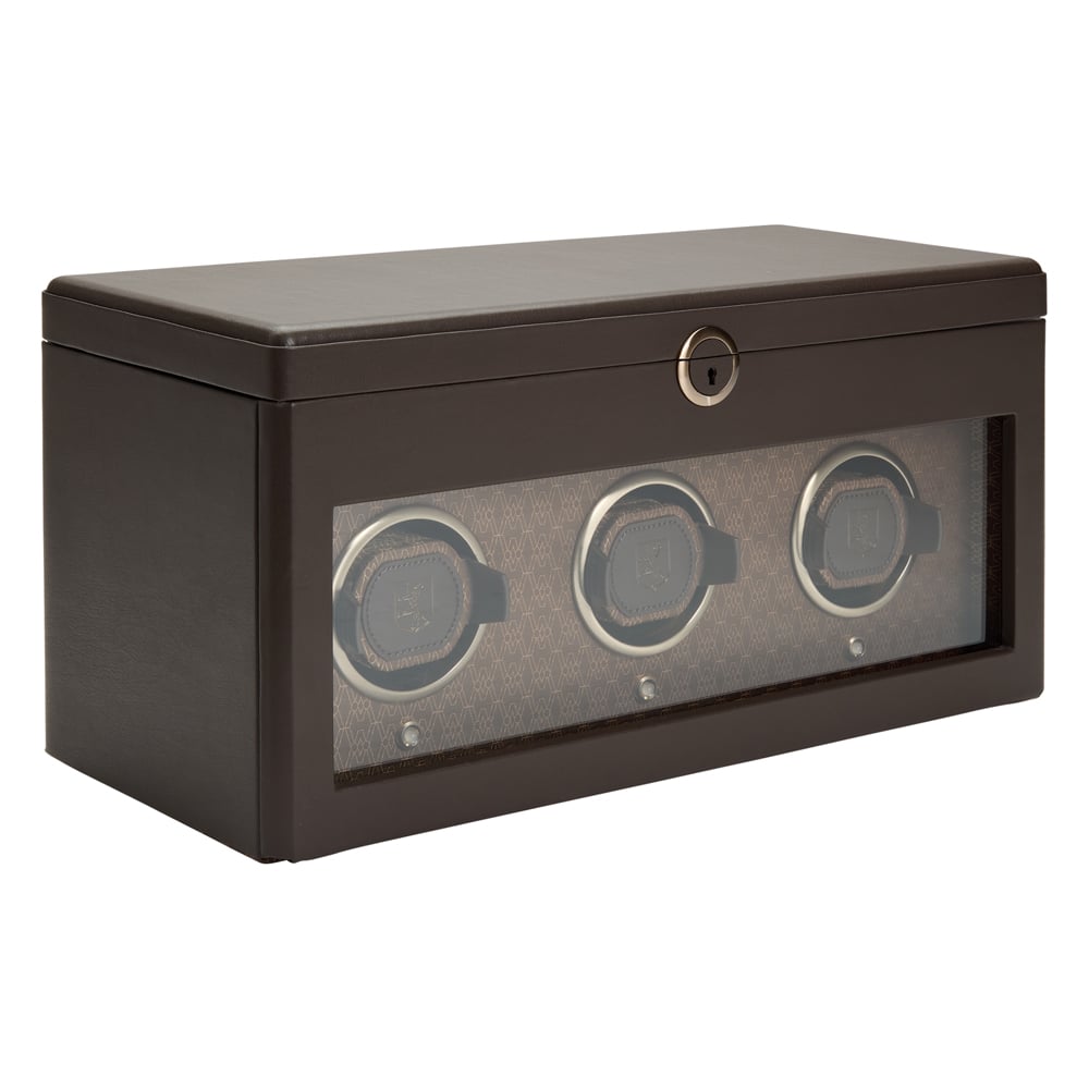 WOLF 1834 - Earth Triple Watch Winder - Coffee
